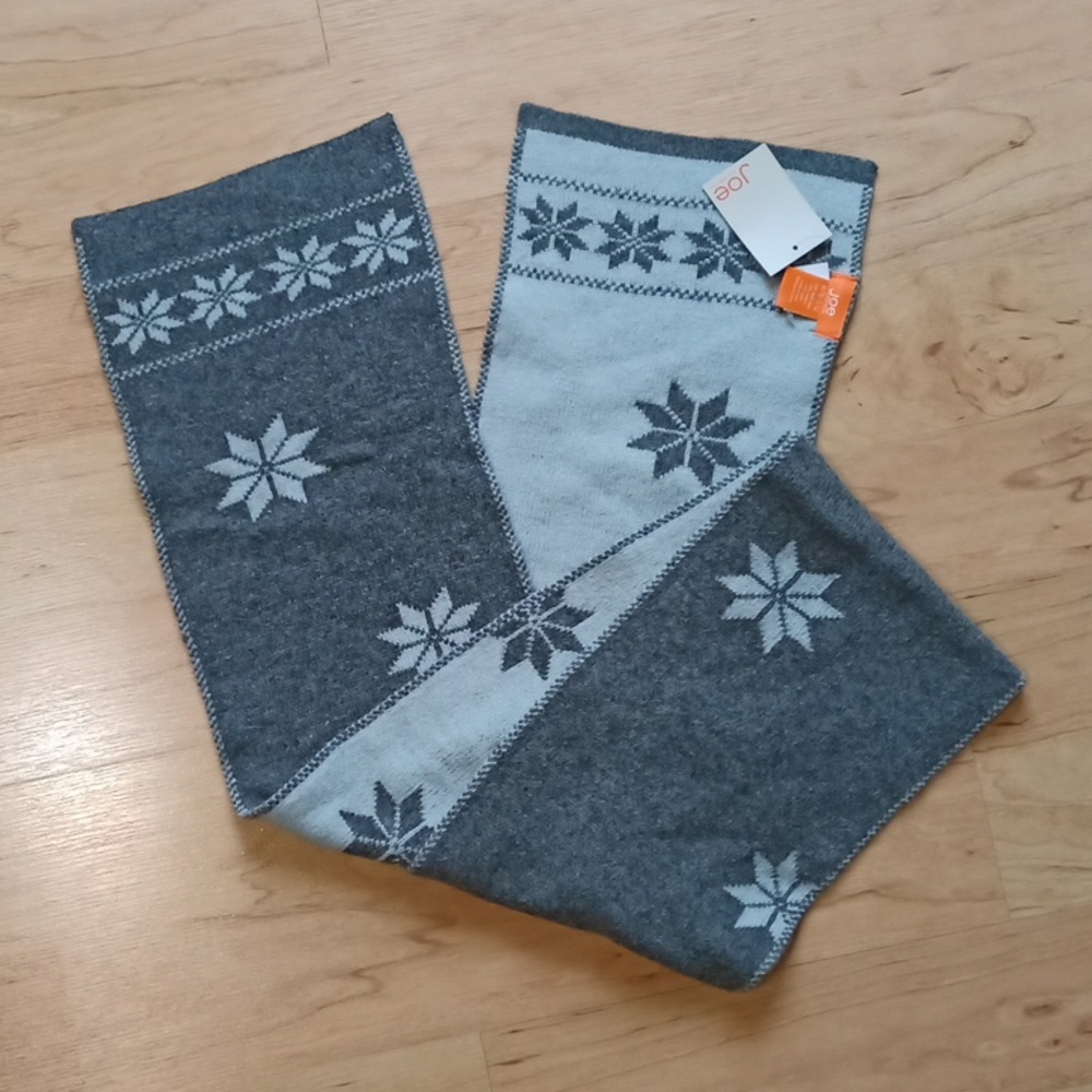 *2/$10* Joe Fresh Double Sided Wool Angora Winter Scarf